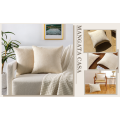 Chenille Square Throw Pillow Covers for Couch